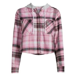 Nobo Hooded Flannel Shirt